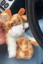 Peluche suave de cebra con sonido de tigre para mascotas, juguete para mascotas