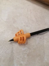 Lápiz para escribir para niños, soporte para bolígrafo de silicona para aprender a practicar, dispositivo para corregir postura, 3 uds.