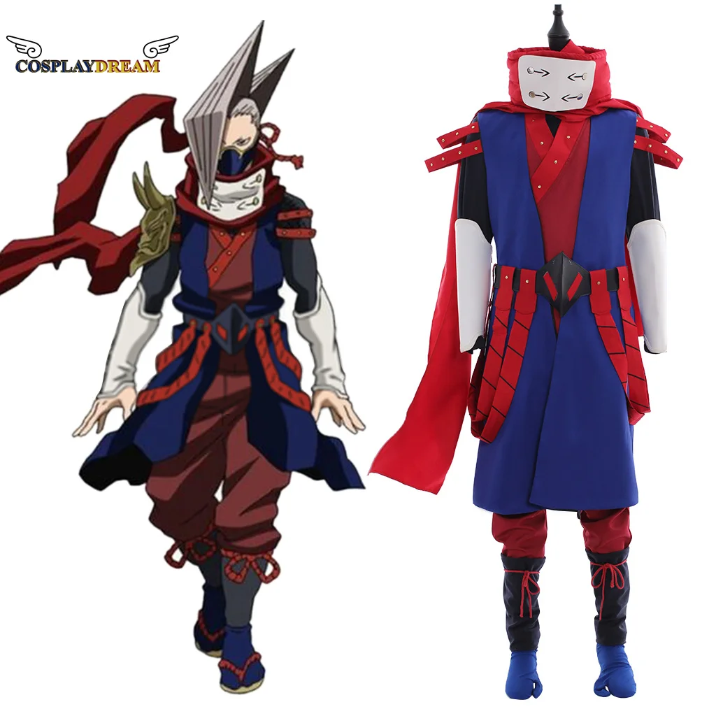 

My Hero Academia Shinya Kamihara Cosplay Costume Boku no Hero Akademia Ninja Hero Edgeshot Costume Halloween Cosplay Outfits