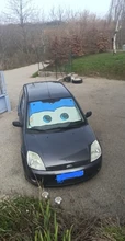 Sombrilla de parabrisas de coche con dibujos animados, protector Solar, 5 colores, ojo P ixar, 130x70cm