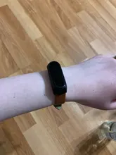 De cuero pulsera de muñeca para Xiaomi Mi banda 4 5 6 deporte reloj de correa de muñeca para xiaomi mi banda 5 pulsera Miband gota de 6 Correa