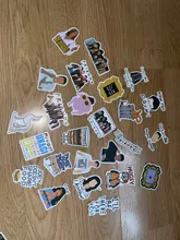 Pegatinas impermeables para ordenador portátil, paquete de 10/50 uds, pegatina de amigos, serie televisiva de TV, regalos para maleta, bricolaje, guitarra, monopatín, teléfono