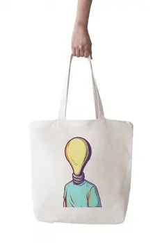 

Angemiel Bag Big Bulb-Head Character Shopping Beach Tote Bag