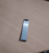 Billetera de acero inoxidable con grabado personalizado para hombre, tarjetero delgado de Metal de tamaño largo, con Clip para tarjetas de crédito