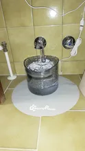 DownyPaws-fuente de agua automática para gato con grifo, dosificador de agua para perro, filtro transparente, bebedero para mascotas, alimentador con Sensor
