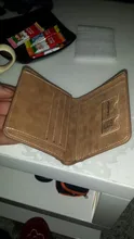 Cartera corta de cuero recubierto para hombre, billetera Retro triple Vertical, billetera coreana para jóvenes, varias tarjetas, 2020