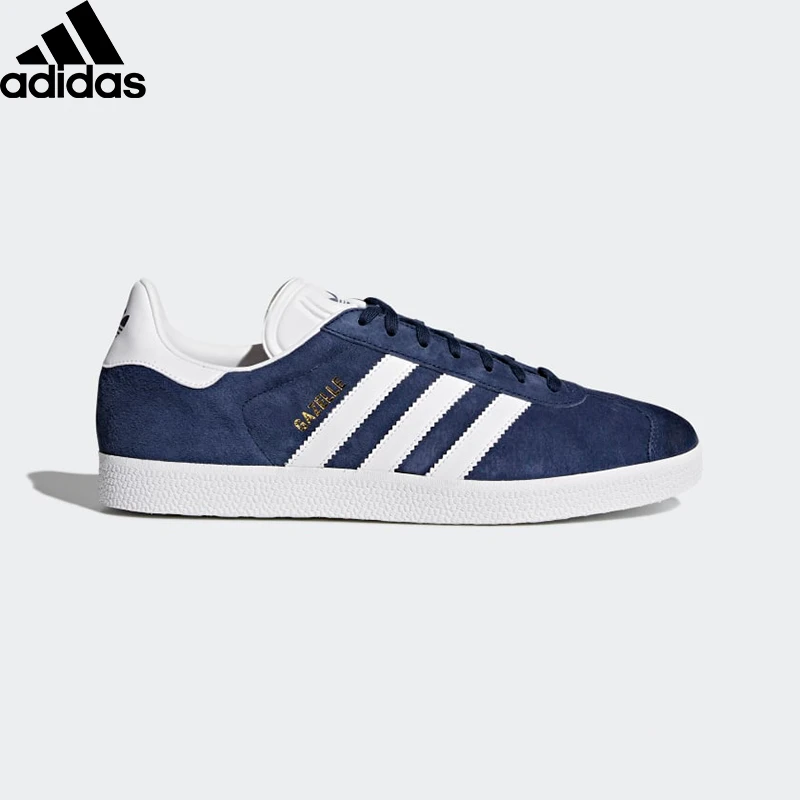 Оригинальная спортивная обувь Adidas GAZELLE унисекс для мужчин и женщин темно-синяя