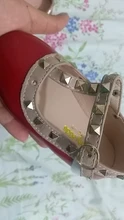 Bekamille-Sandalias de cuero con remaches para niñas, zapatillas de ocio, zapatos de baile de princesa, novedad de 2021
