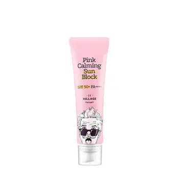 

Sunscreen village 11 factory pink calming sun block (25 ml)