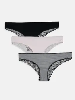 

Ruched Brazilian Panties 3'Lü