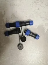 Conector a prueba de agua SP16 IP68, conector macho y hembra de 2/3/4/5/6/7/8/9 Pines, Conector de cable de acoplamiento de aviación DIY YOU