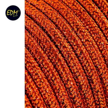 

CABLE CORDON TUBULAIRE 2X0,75MM shiny MARRON 25 meters