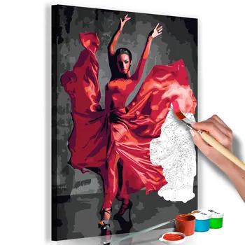 

DIY picture-Red Dress - 40x60 cm