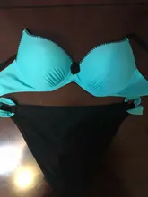 ESSV-bañador rojo de realce, conjunto de bikini de talla grande para mujer, traje de baño sexy acolchado con correa ajustable, bikinis bordeados, ropa de baño de verano