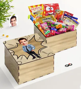 

Tailor-made In Wooden Box Bay Polis Caricature Of Nostalgic Lezzetler Gift Seti-1