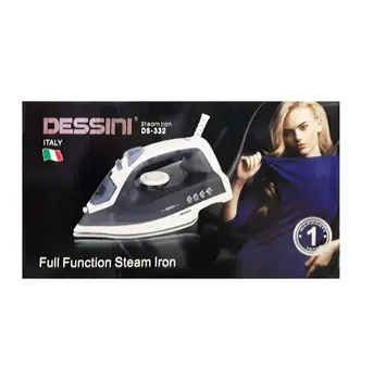 

Dessini steam iron for clothes DS-332 high Anti-cal Anti-drip self-wash technology includes accessory 2600W 230V