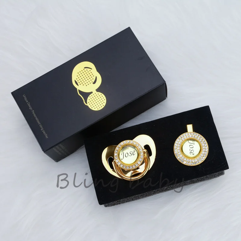 BLING BABY Bling пользовательские золотые розовые красочные соски и зажимы набор без