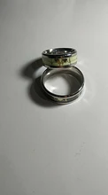 Anillo luminoso de acero inoxidable para hombre y mujer, joyería que brilla en la oscuridad