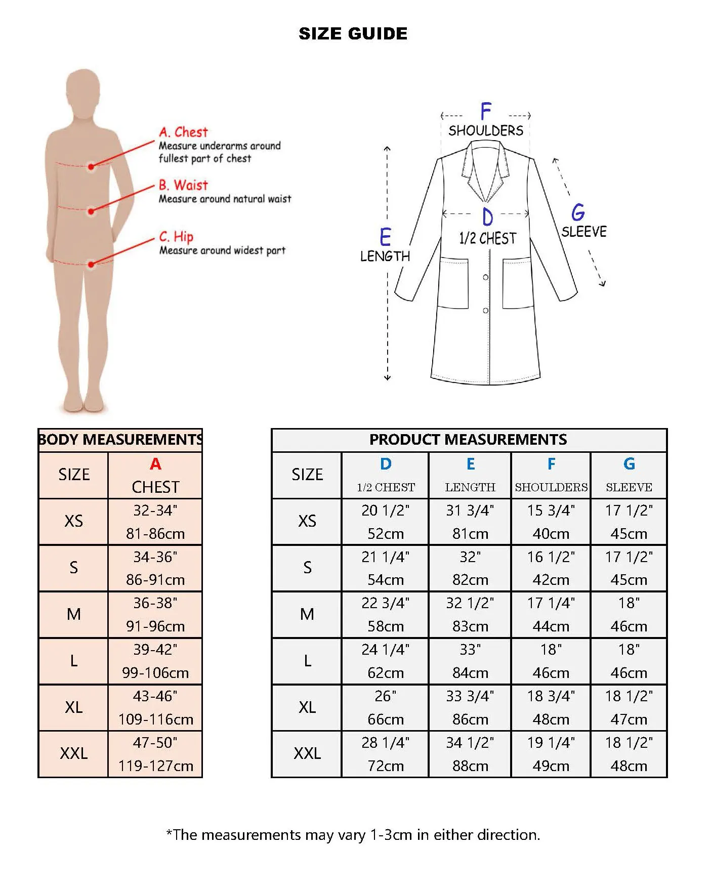 Women's 3/4 Sleeve Lab Coat