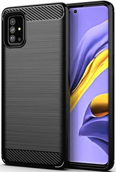 

Case Samsung Galaxy A51 (m40s) color Black (Black), carbon series, caseport