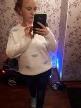 Winter Loose College Wind Clouds Warm Female Long Sleeve Sweaters