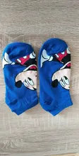 Calcetines tobilleros de algodón de estilo Kawaii para mujer, medias cortas con estampado de Mickey Mouse de Disney, Donald Sweat estilo Anime, 2020