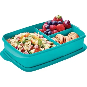 

Tupperware Compartment Nutrition Box 1 Liter Green