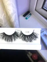 Sirena roja para pestañas, 1 par de pestañas de visón de 25mm, pestañas tupidas alargadas y dramáticas, maquillaje 3d de 25mm, venta al por mayor