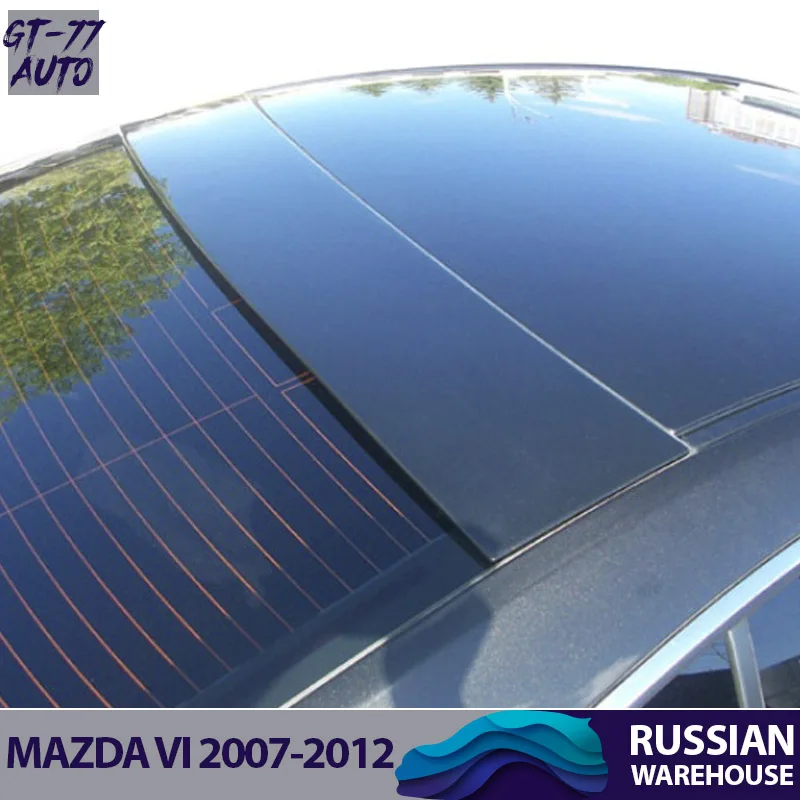Спойлер на заднее стекло для Mazda 6 2007 2012 лип 200 мм навес внешний материал ABS пластик
