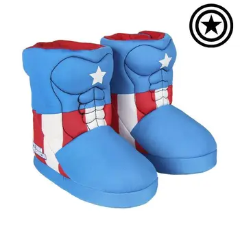 

3D House Slippers The Avengers 72329 Blue
