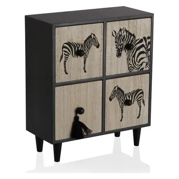 

Jewelry box Wood Zebra 4 drawers