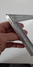 Escuadra de aleación de aluminio, regla de giro de ángulo recto 90, regla para carpintería, regla de giro de acero, herramientas de medición, calibre