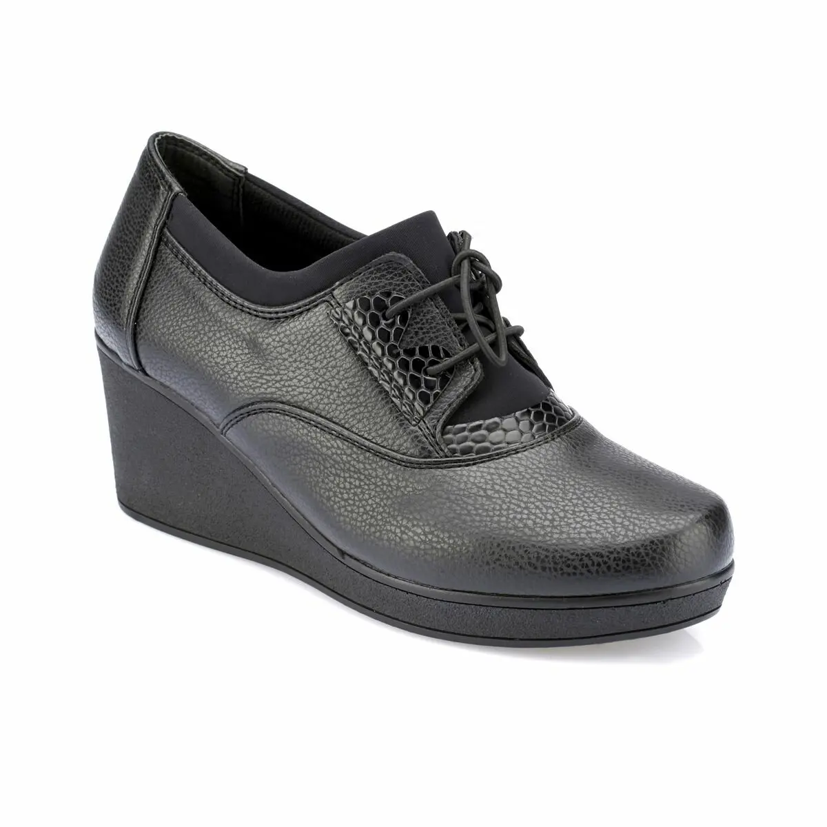 Flo 82.110058.Z Zwarte Vrouwen Schoenen Polaris 5 Punt