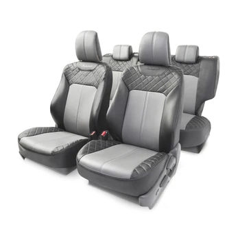 

Seat covers model eco-leather ToyotaLand Cruiser Prado 3 (2009 +) lcp-3sv (09 +) 40-20-40g BK/D. gy
