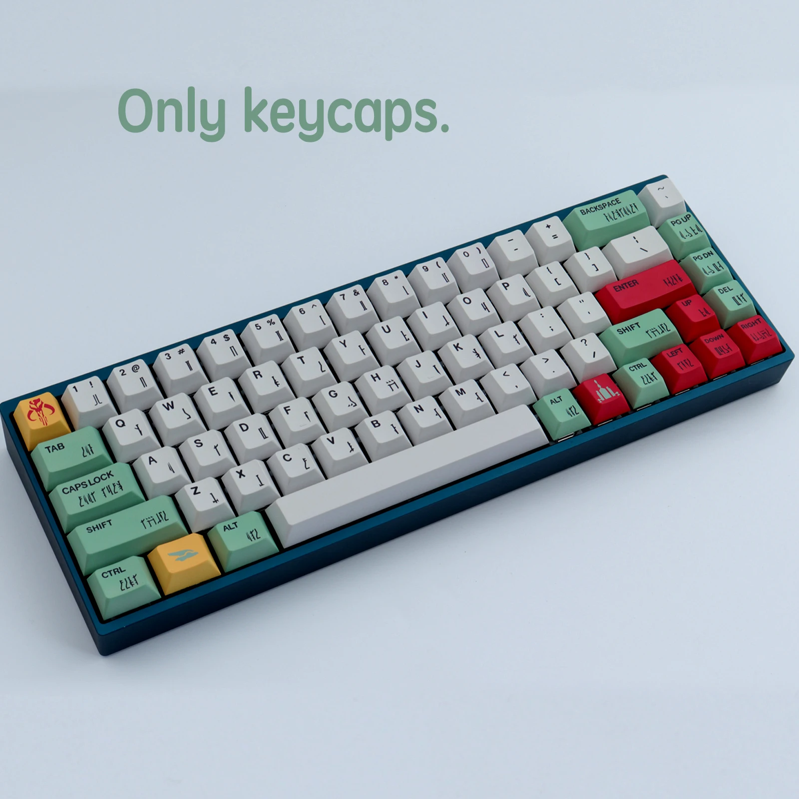 Keycaps Pbt Personalizados para Teclado Mecânico Gmk Boba Fett Perfil Cereja Dye-sub Star Wars 167 Chaves - Imagem 5