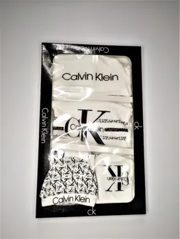 

8 Pieces Baby clothing Cotton Fabric Black White Newborn Baby Set Infant Set Bib Hat Jumpsuit