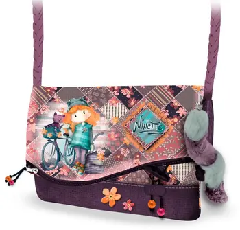 

Shoulder Bag Ninette Forever Bike 12x24x5 cm.
