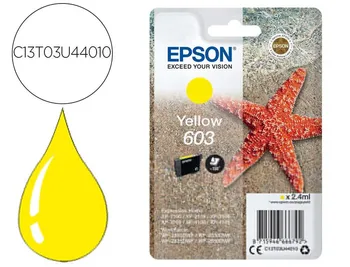 

INK-JET EPSON 603 XP-2100 / 2105 / 3100 / 4100 / WF-2810 / 2830 / 2835 / 2850 YELLOW 130 PAGES