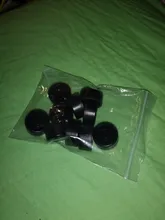 Tapa de protección de plástico negro para efecto de guitarra eléctrica perilla de Pedal, 10 Uds.