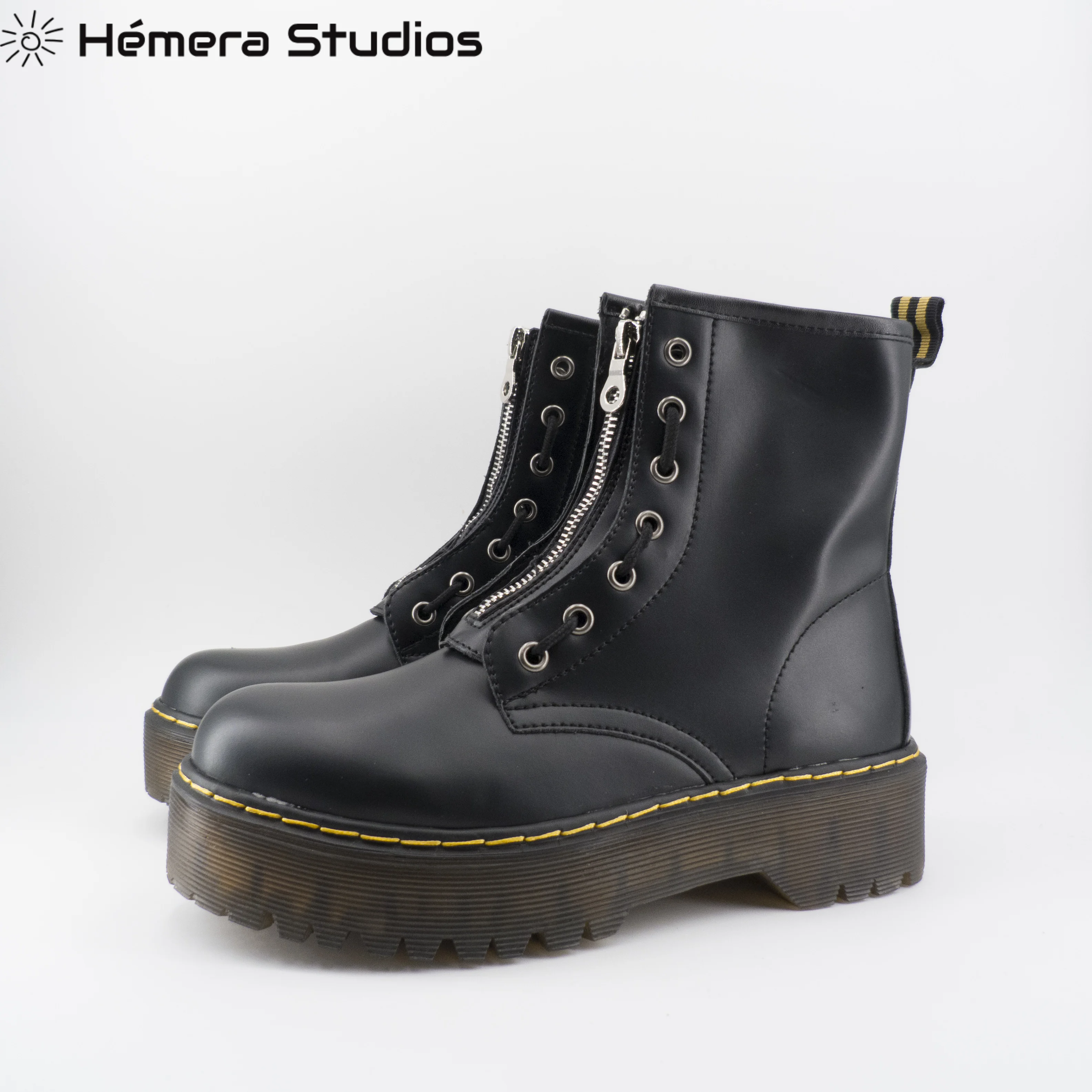 Comprar Botas militares mujer botines mujer invierno con cremallera