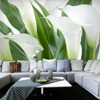 

Wall mural-bunch of flowers-calla lilies-200x154 cm