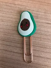 1 Uds creativos de Corea de dibujos animados marcador estudiante Clip marcador Clip de Metal Clip con forma de papel decorativo pequeño Pin