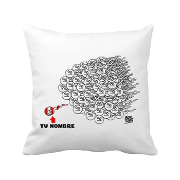 

Cushion with insert Atletico Madrid The smartest Atleti customizable with name