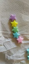 Loose-Spacer-Beads Diy-Accessories Jewelry Making Faceted Star Acrylic Colourful 