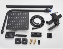 Tap Cabin-Faucet-Set Shower-Crane Bath Swivel Chrome-Shower Rozin Mixers-Towel Cold-Mixer