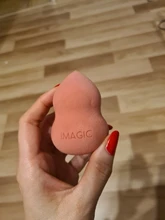 IMAGIC-esponja de maquillaje, esponjilla en forma de lágrima para aplicación de base y corrector en crema, esponja suave, mojar abundantemente con agua antes de utilizar, venta al por mayor