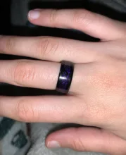 Anillo de acero inoxidable con diseño de dragón para hombre, sortija con diseño de dragón negro de fibra de carbono, para boda