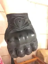 Guantes de motocicleta unisex de cuero y carbón para invierno, guantes de moto para hombre y mujer, para motocross, ATV