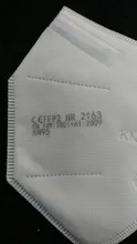 Negro KN95 5 capas máscara de seguridad polvo máscara boca máscara de respirador a prueba de polvo kn95 Mascarillas máscara reutilizable CE FFP2 máscaras