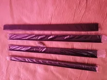 KAK de moda negro escondido manijas del Gabinete de aleación de aluminio de cocina manijas armario tiradores pomos de cajones de muebles de la puerta de la habitación de Hardware